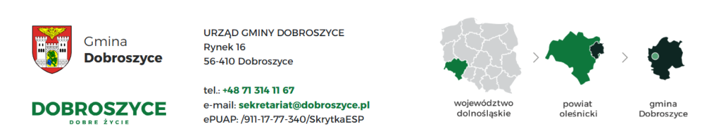 Kontakt Gmina Dobroszyce